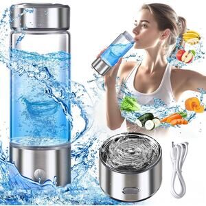 Hydrogen Water Bottle Generator SPE PEM Technology Water Ionizer Rechargeable
